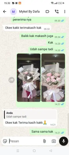 Testimonial Buket Bunga jambu