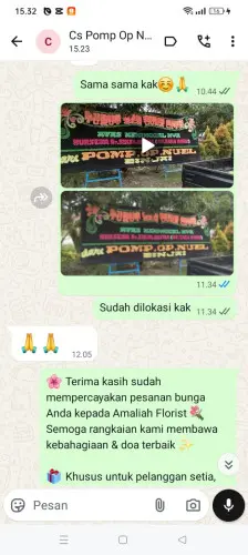 Testimonial Papan Bunga jambu