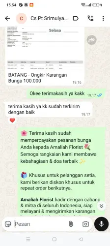 Testimonial Papan Bunga jambu