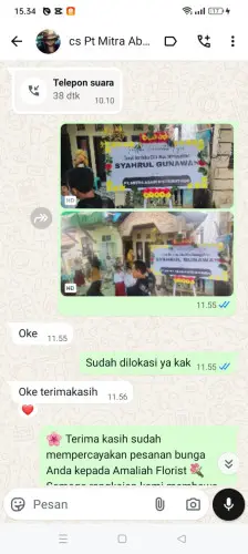 Testimonial Papan Bunga jambu