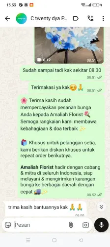 Testimonial Standing Flower jambu