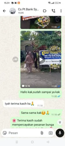 Testimonial Papan Bunga jambu